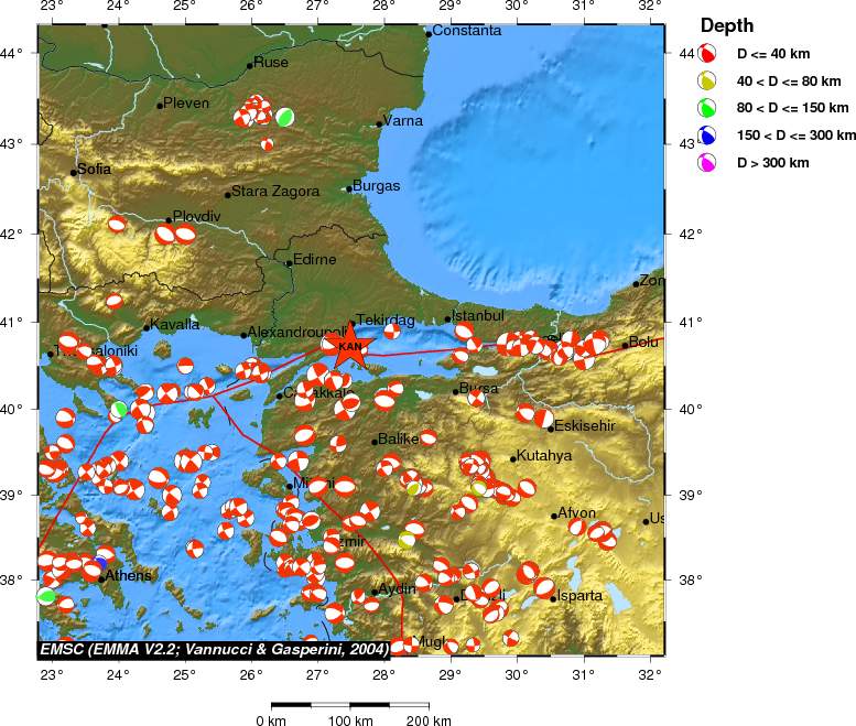 Regional moment Tensor