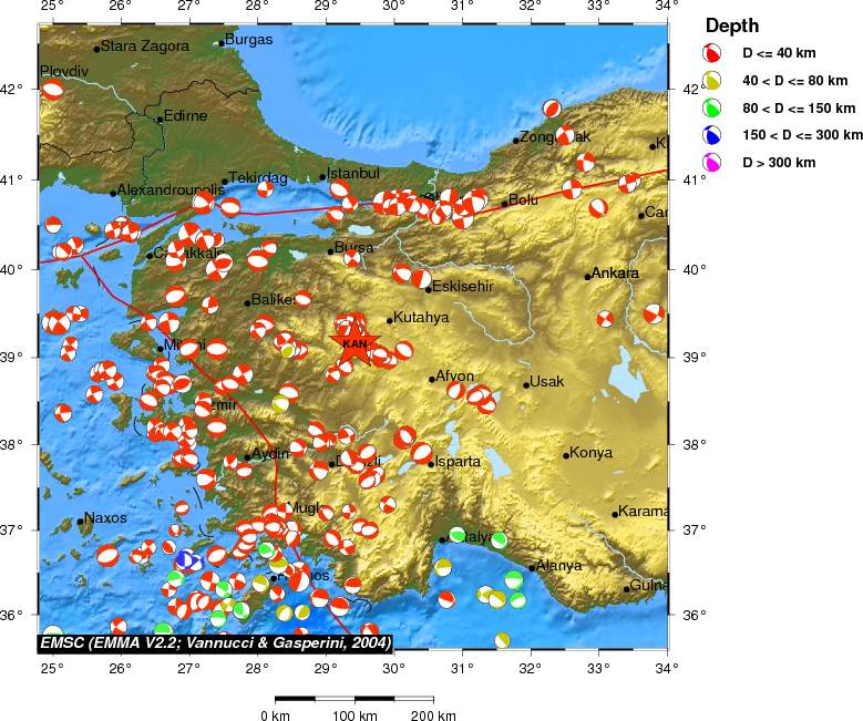 Regional moment Tensor