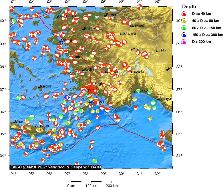 Regional moment Tensor