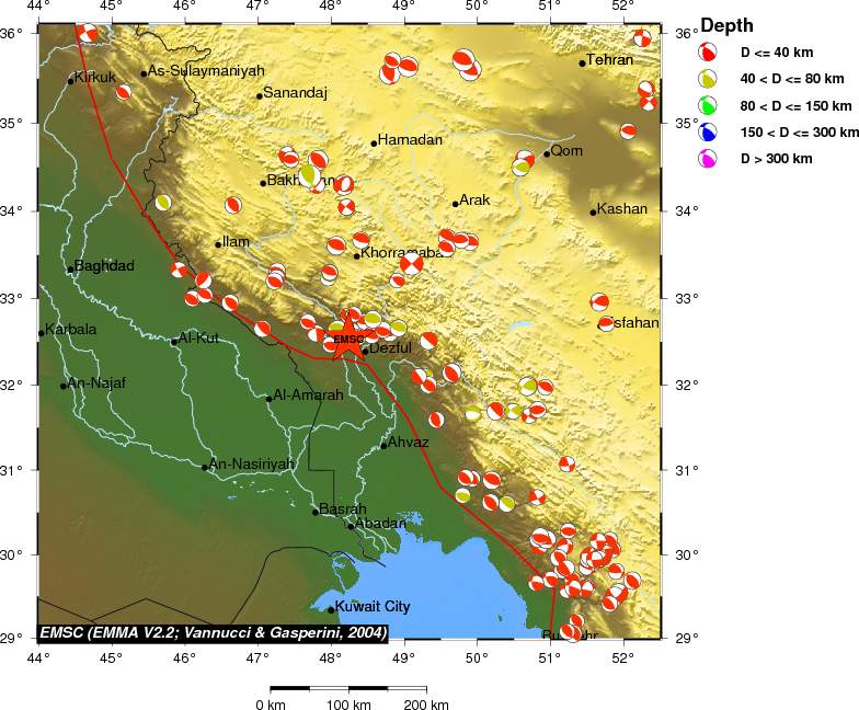 Regional moment Tensor