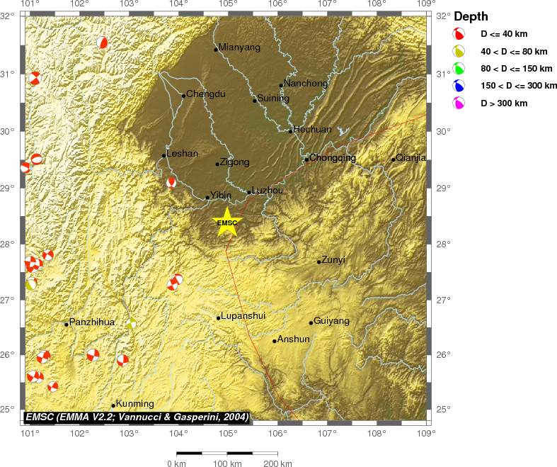 Regional moment Tensor