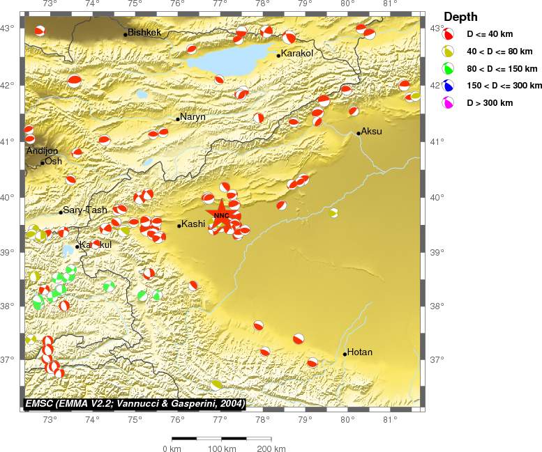 Regional moment Tensor