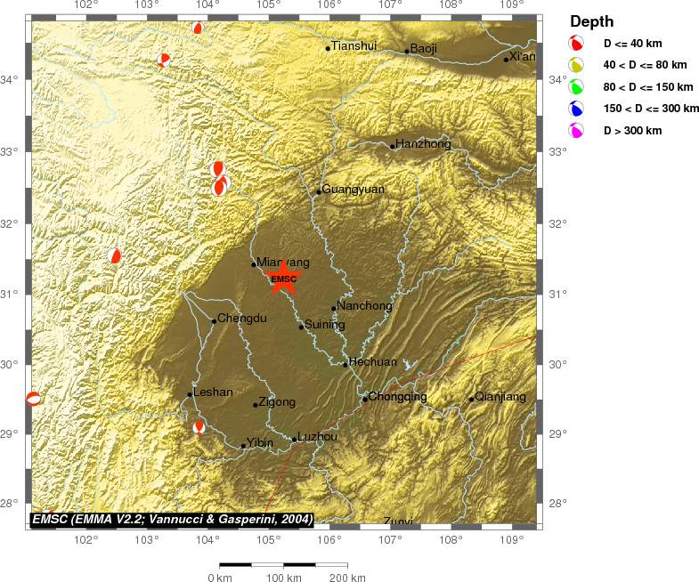 Regional moment Tensor