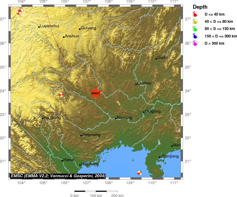 Regional moment Tensor