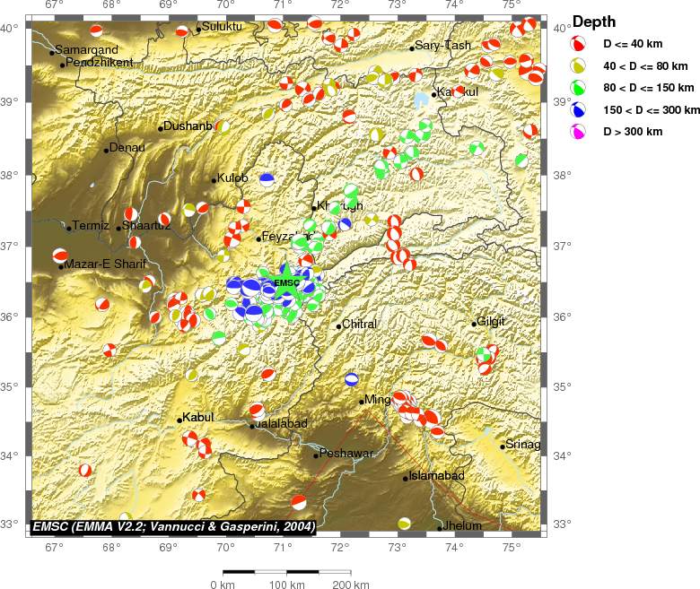Regional moment Tensor