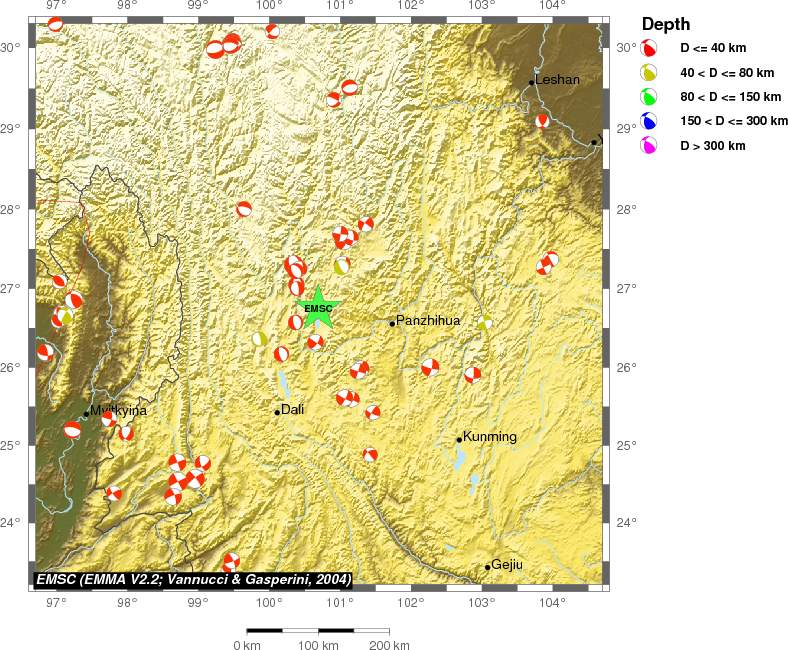 Regional moment Tensor