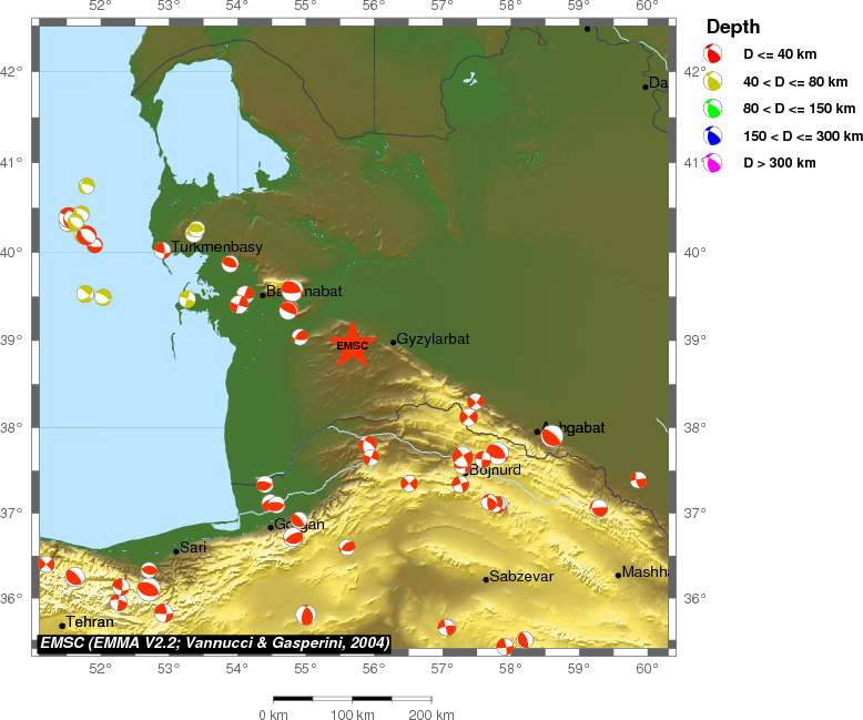 Regional moment Tensor