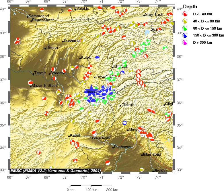 Regional moment Tensor
