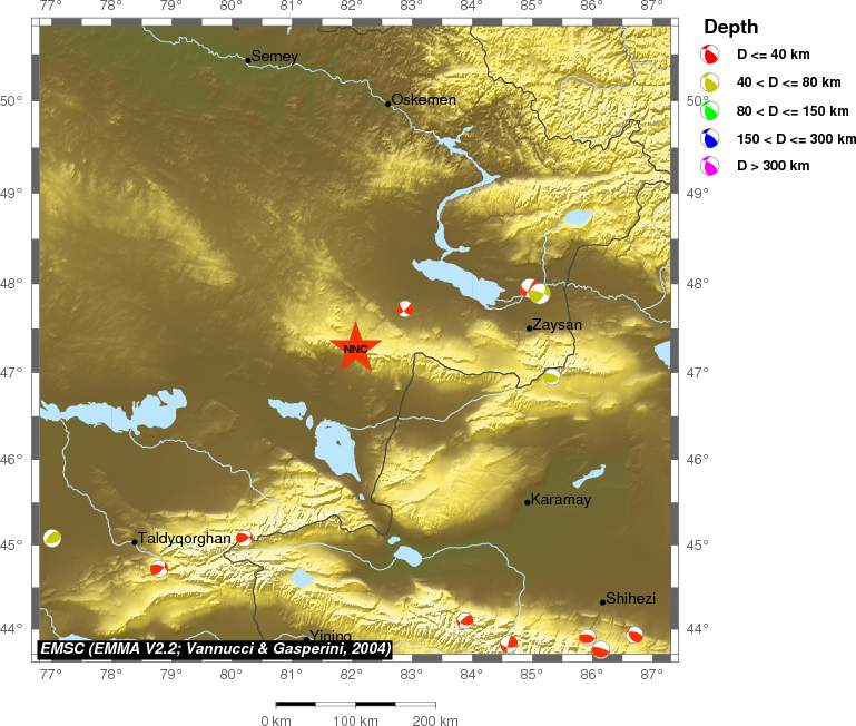 Regional moment Tensor