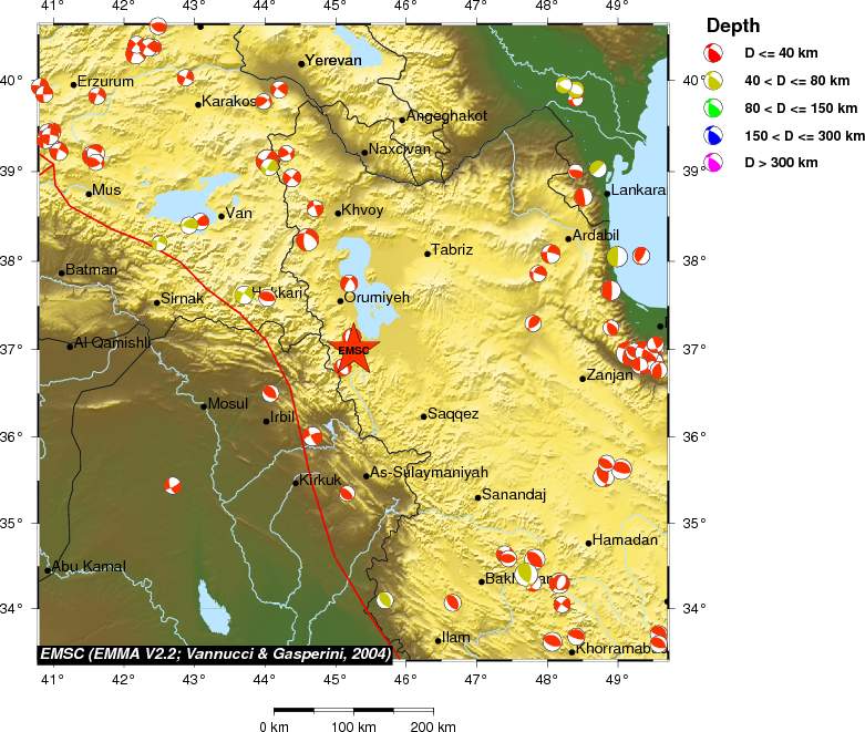 Regional moment Tensor
