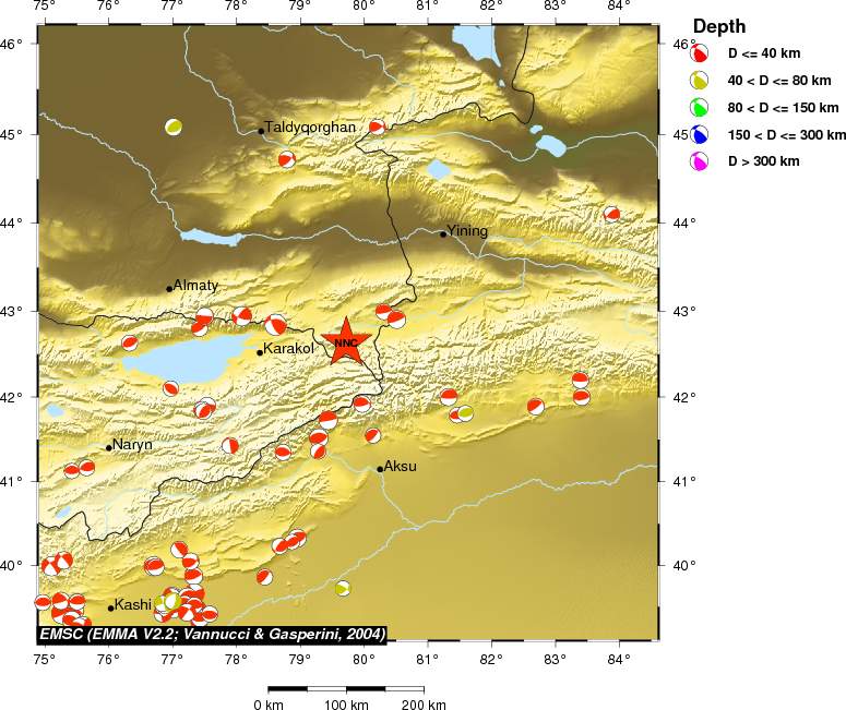Regional moment Tensor