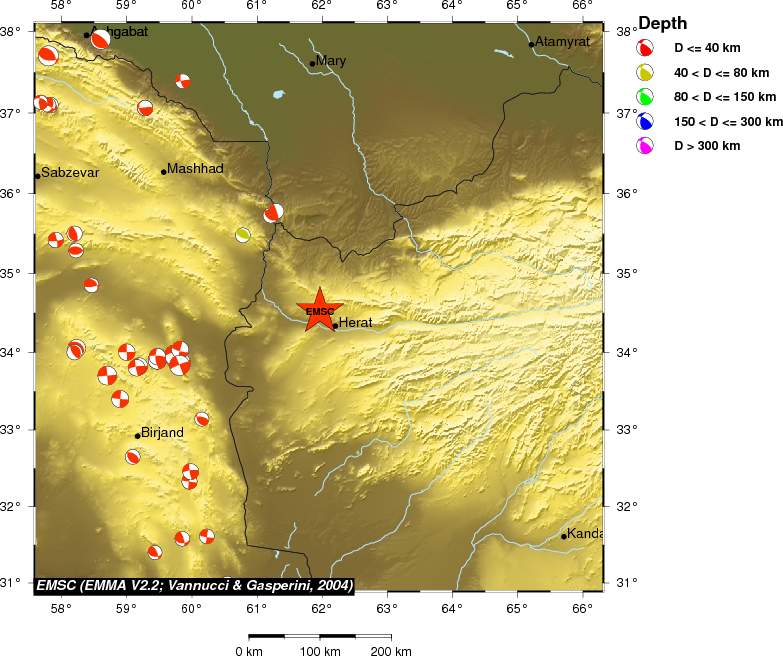 Regional moment Tensor