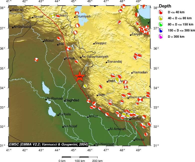 Regional moment Tensor