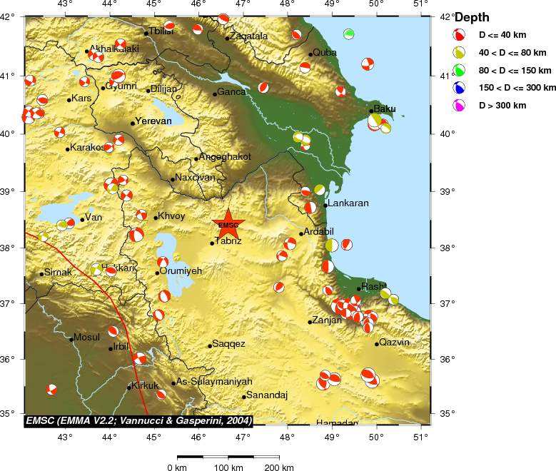 Regional moment Tensor