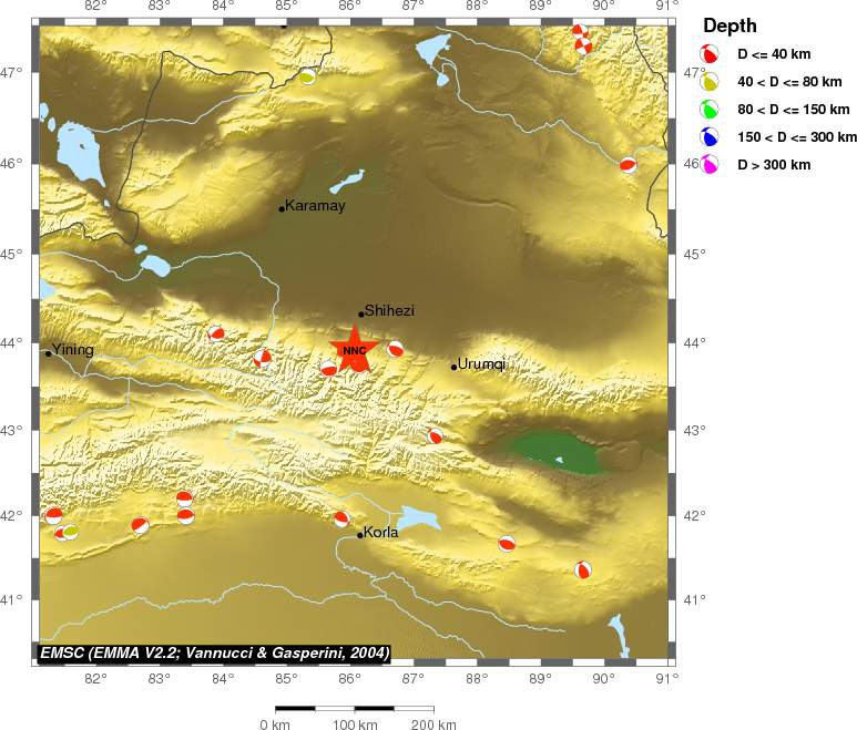 Regional moment Tensor