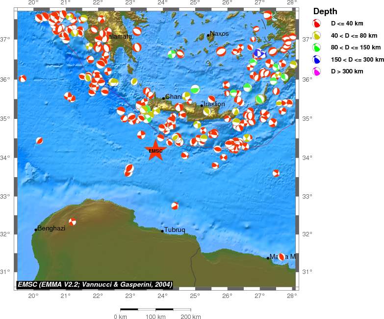 Regional moment Tensor