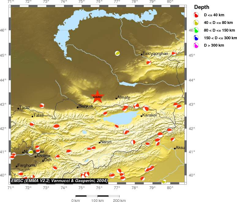 Regional moment Tensor