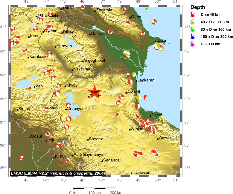 Regional moment Tensor