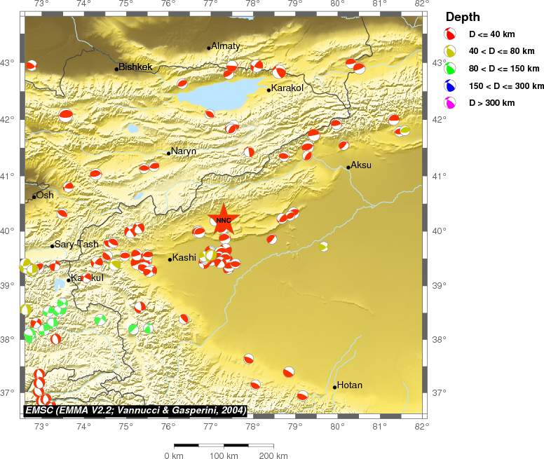 Regional moment Tensor