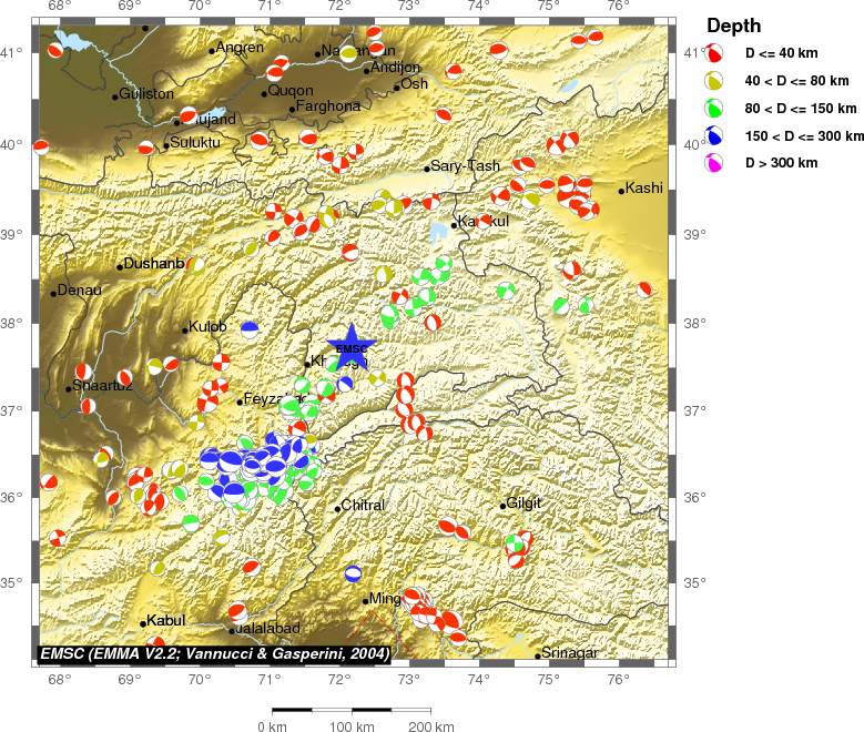 Regional moment Tensor