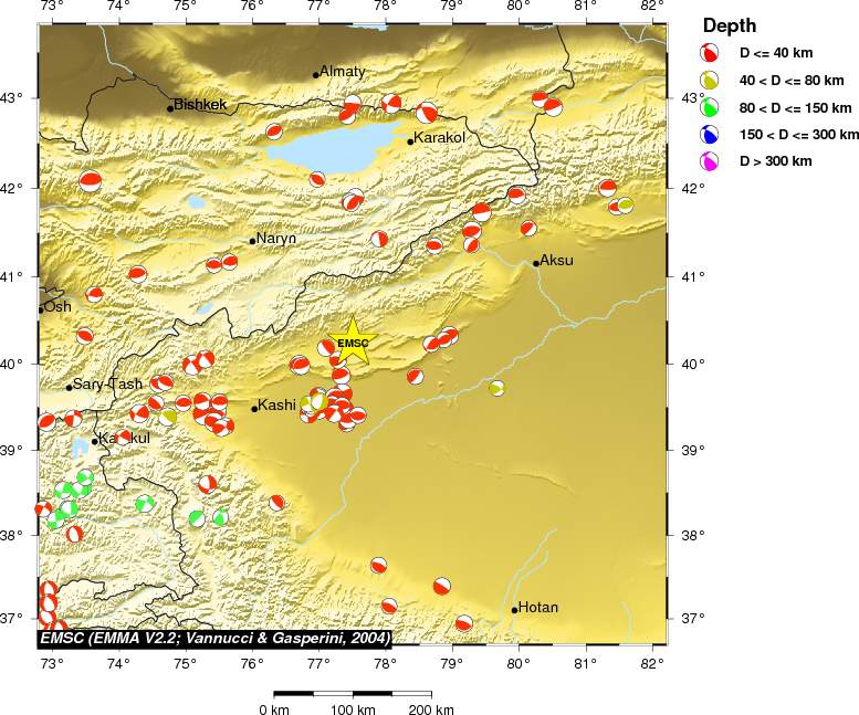 Regional moment Tensor