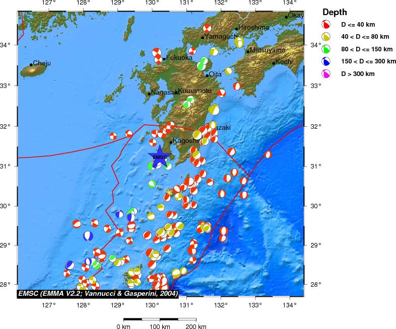 Regional moment Tensor