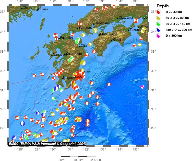 Regional moment Tensor