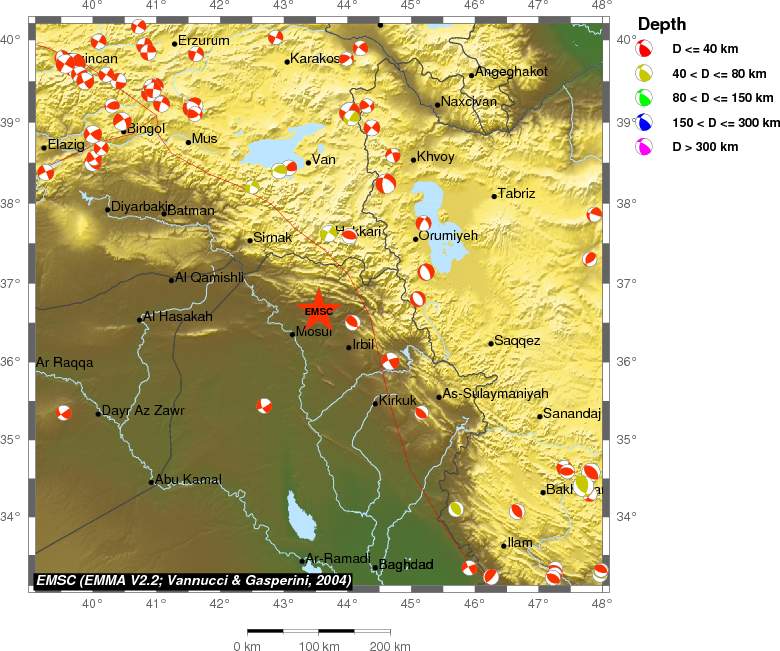 Regional moment Tensor