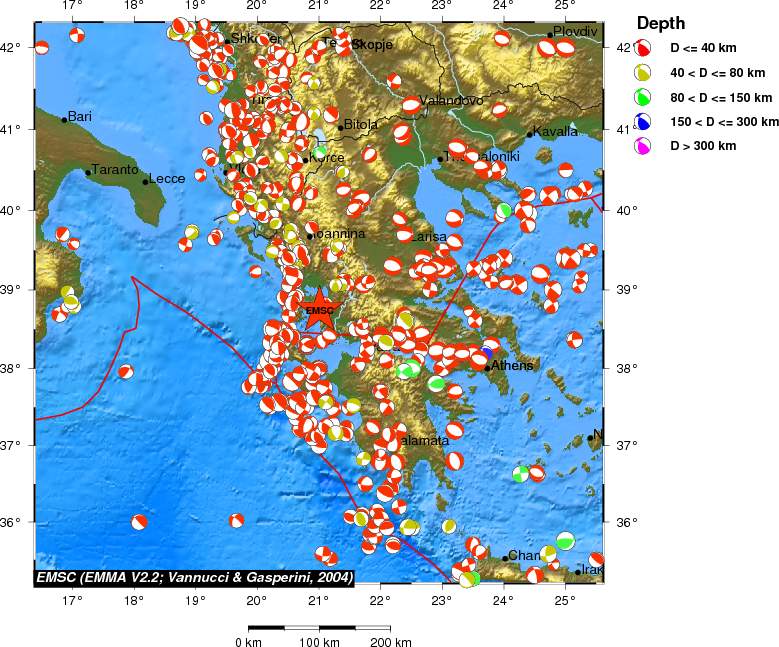 Regional moment Tensor