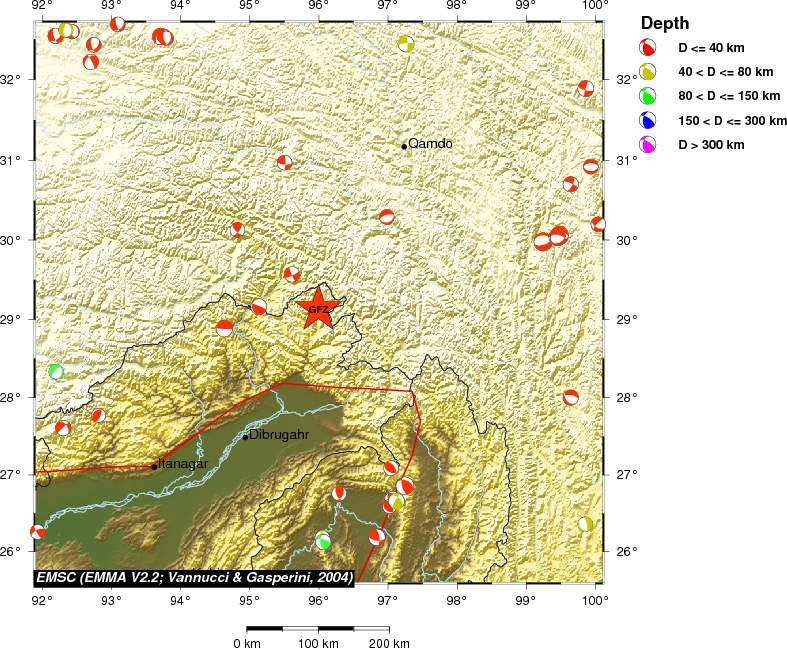 Regional moment Tensor