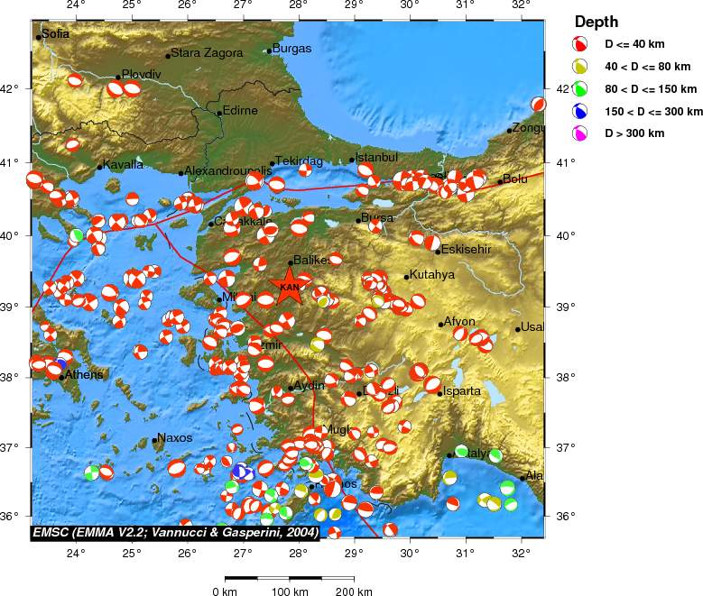 Regional moment Tensor