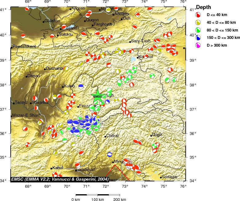 Regional moment Tensor