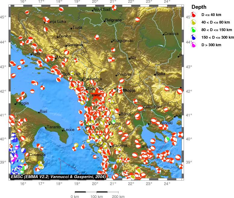 Regional moment Tensor