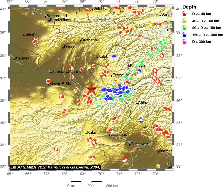 Regional moment Tensor