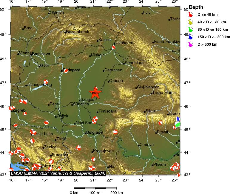 Regional moment Tensor