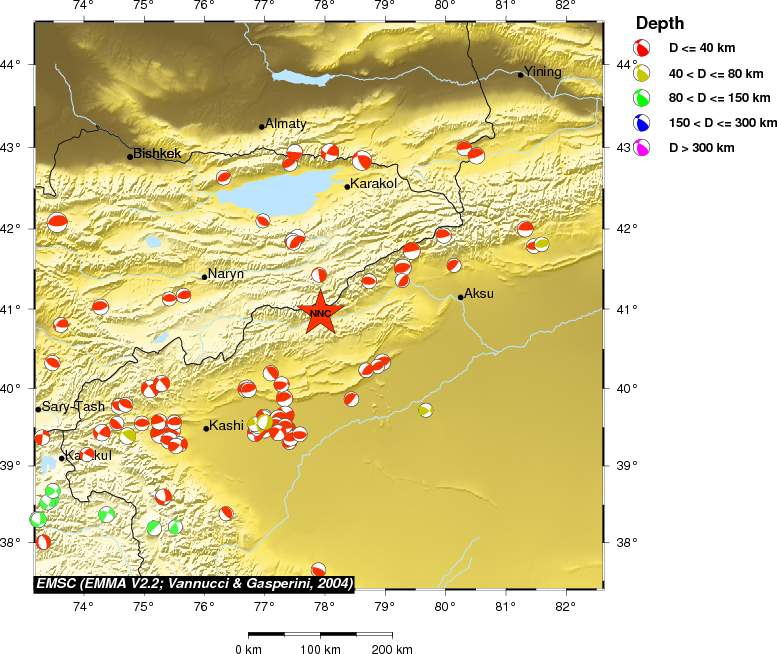 Regional moment Tensor