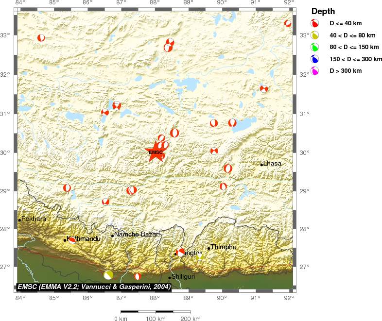 Regional moment Tensor