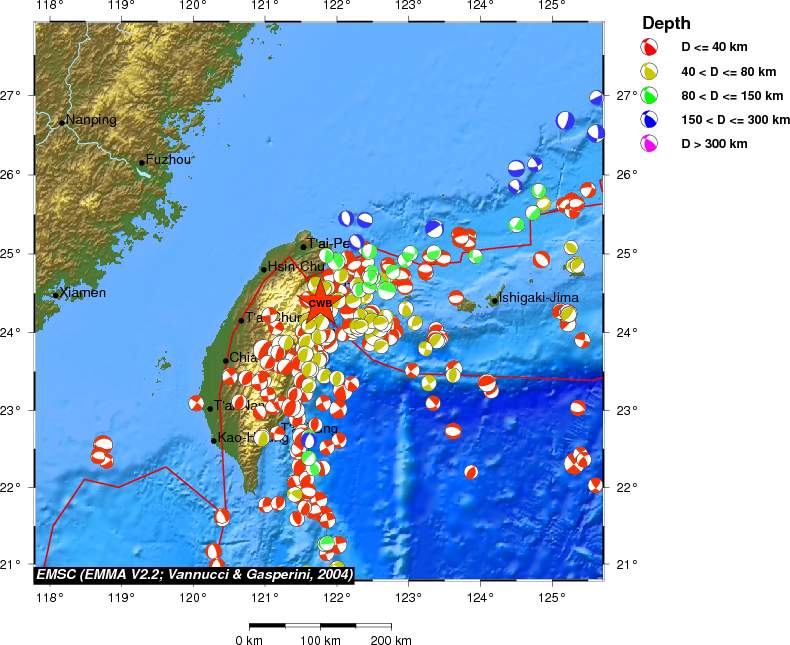 Regional moment Tensor