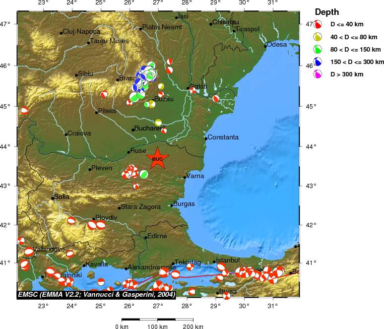 Regional moment Tensor