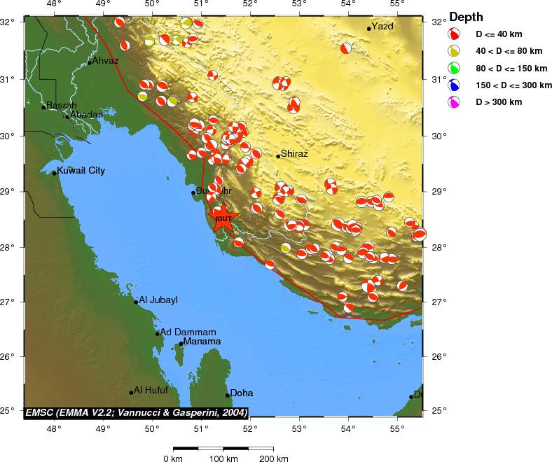 Regional moment Tensor
