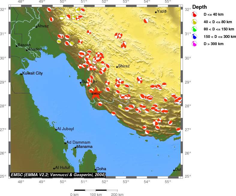 Regional moment Tensor