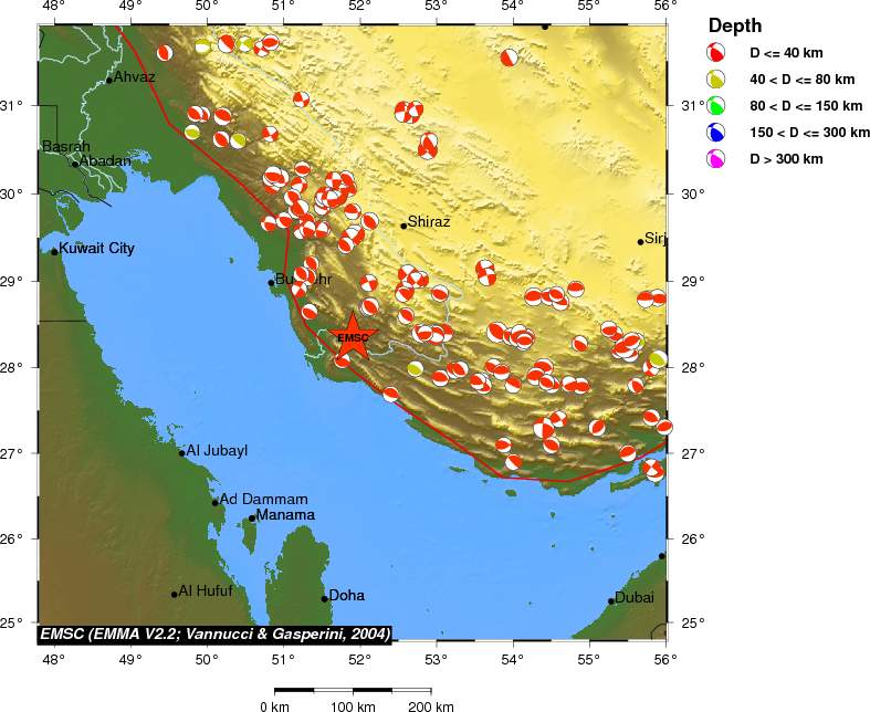 Regional moment Tensor