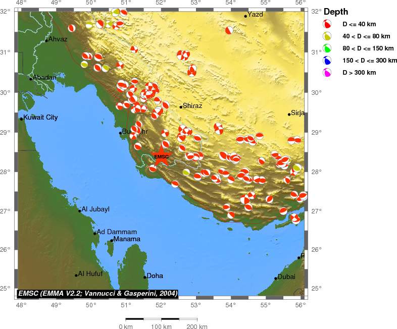 Regional moment Tensor