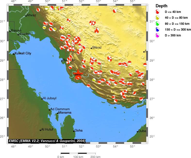 Regional moment Tensor