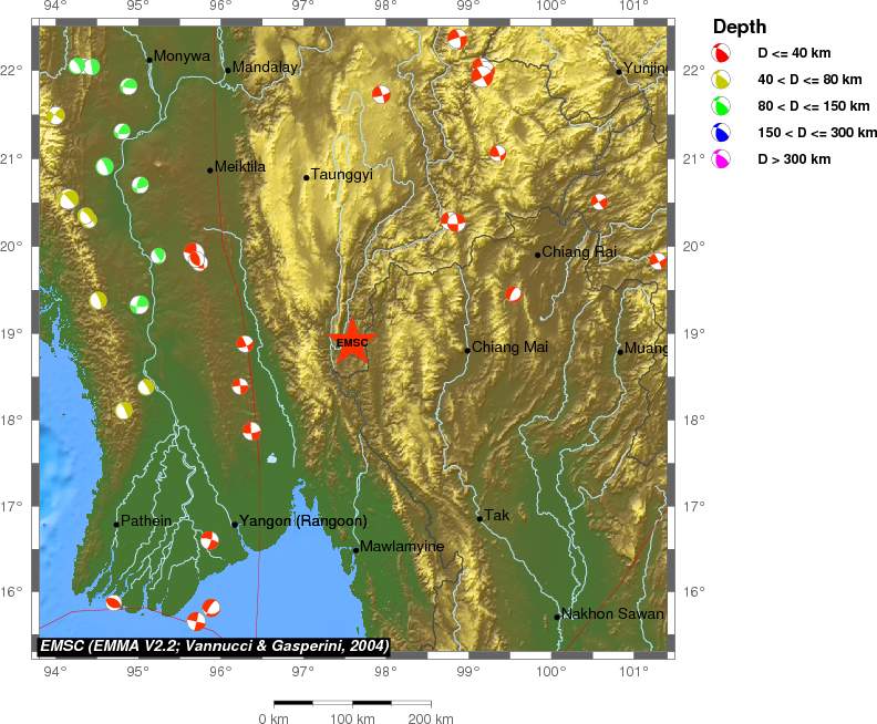 Regional moment Tensor