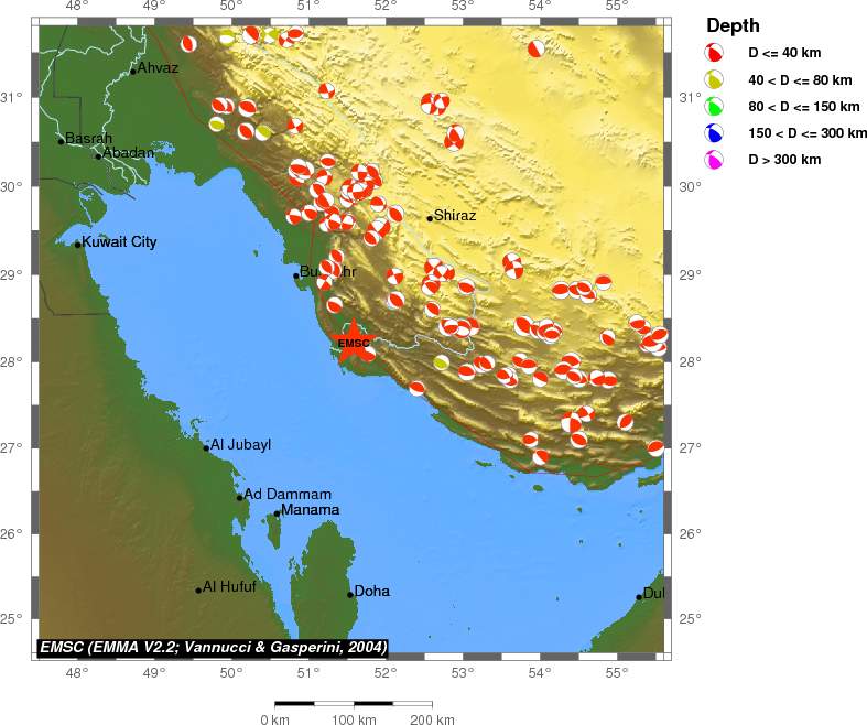 Regional moment Tensor