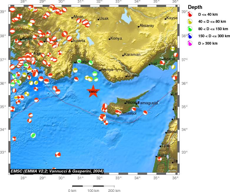 Regional moment Tensor