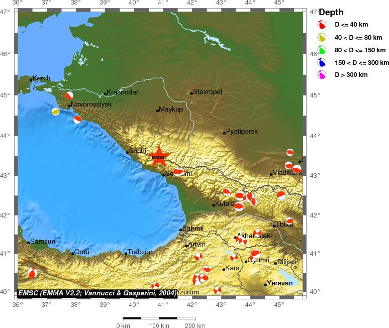 Regional moment Tensor