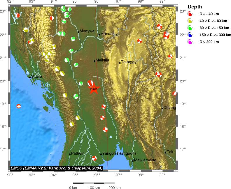 Regional moment Tensor