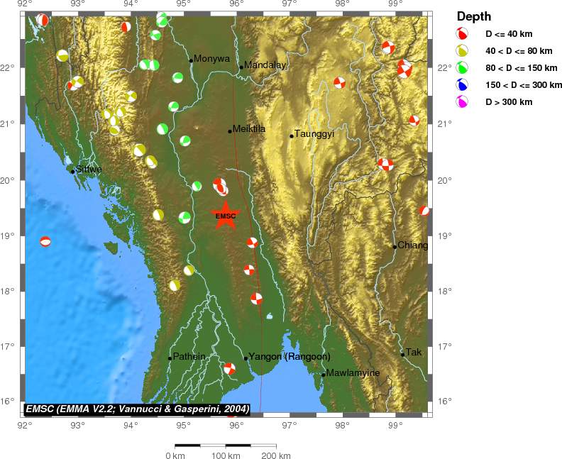 Regional moment Tensor